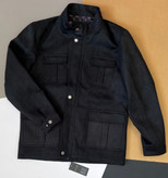 کت مردانه مخملی با یقه ایستاده و چهار جیب در فروشگاه پوشاک