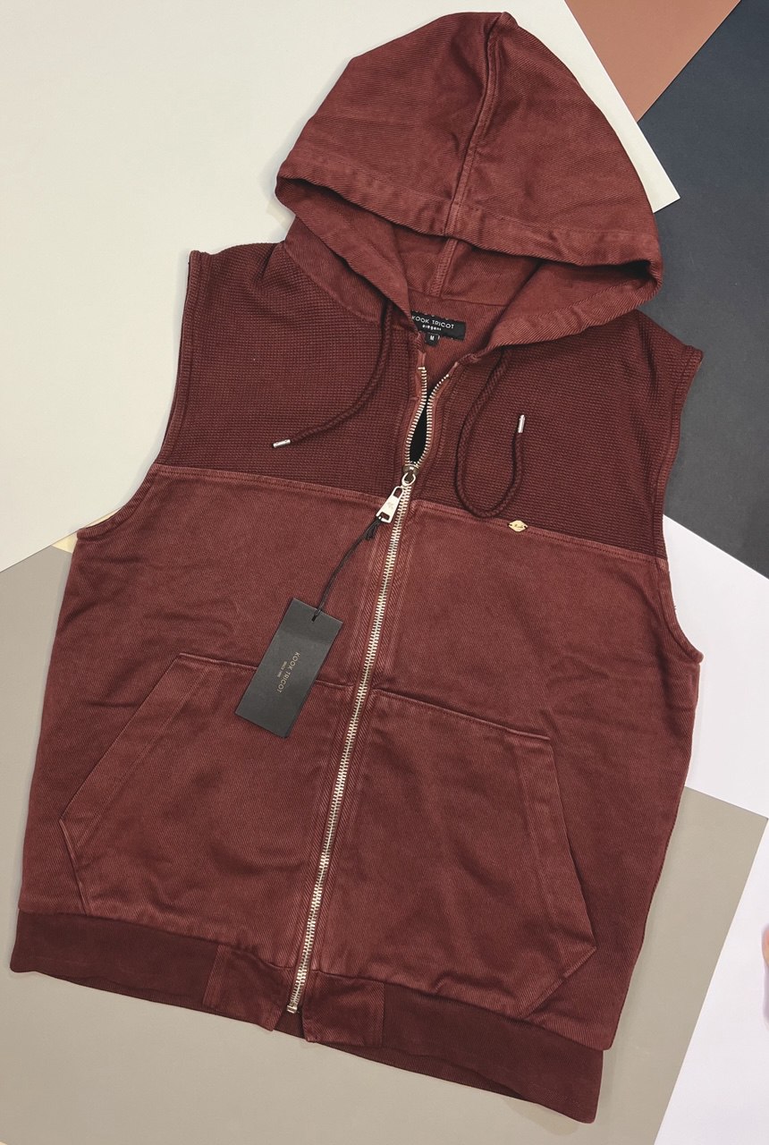 ژیله کتان مردانه پاییزی کلاه‌دار با زیپ کامل – مناسب فصل پاییز