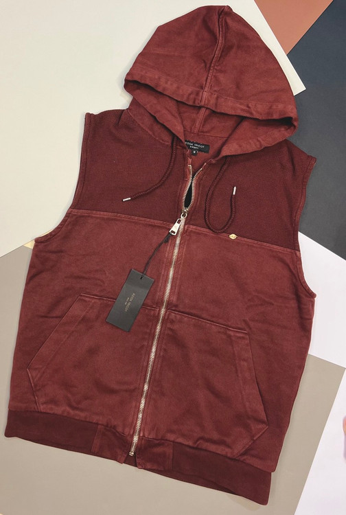 ژیله کتان مردانه پاییزی کلاهدار با زیپ کامل – مناسب فصل پاییز