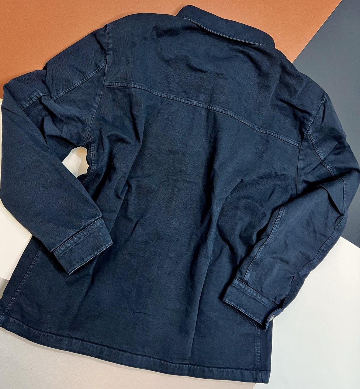 کت تک مردانه مدل باکس با جیب درب‌دار