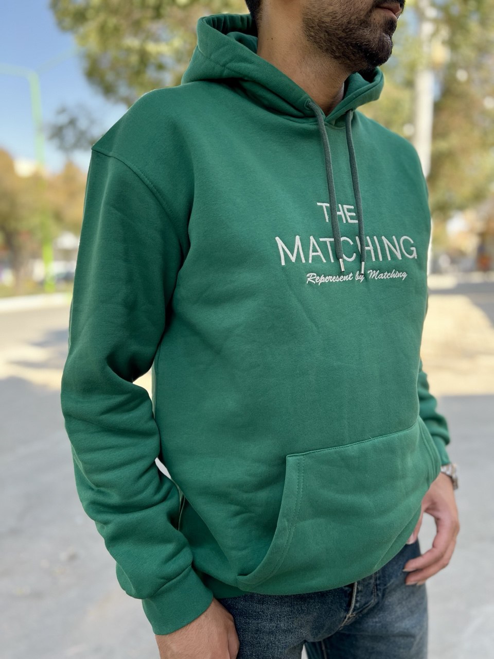 هودی اسپرت مردانه با کلاه و جیب کانگورویی