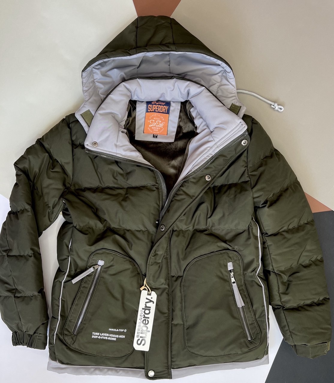 کاپشن بارانی مردانه داخل پشم و شیشه