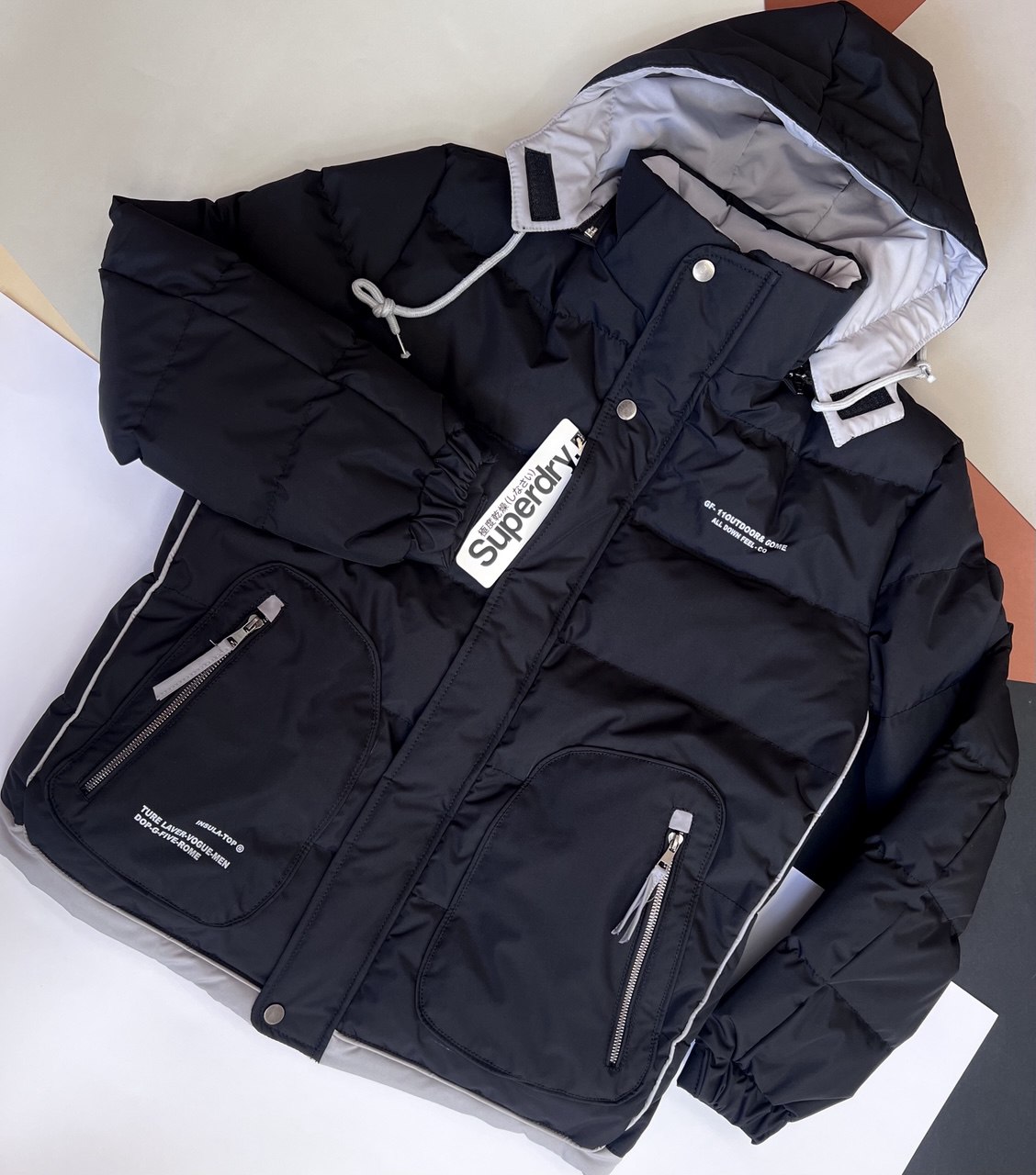 کاپشن بارانی مردانه داخل پشم و شیشه