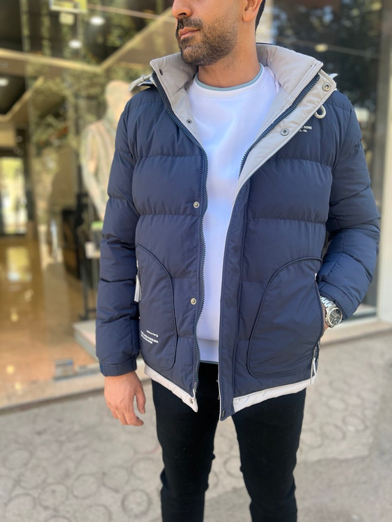 کاپشن بارانی مردانه داخل پشم و شیشه