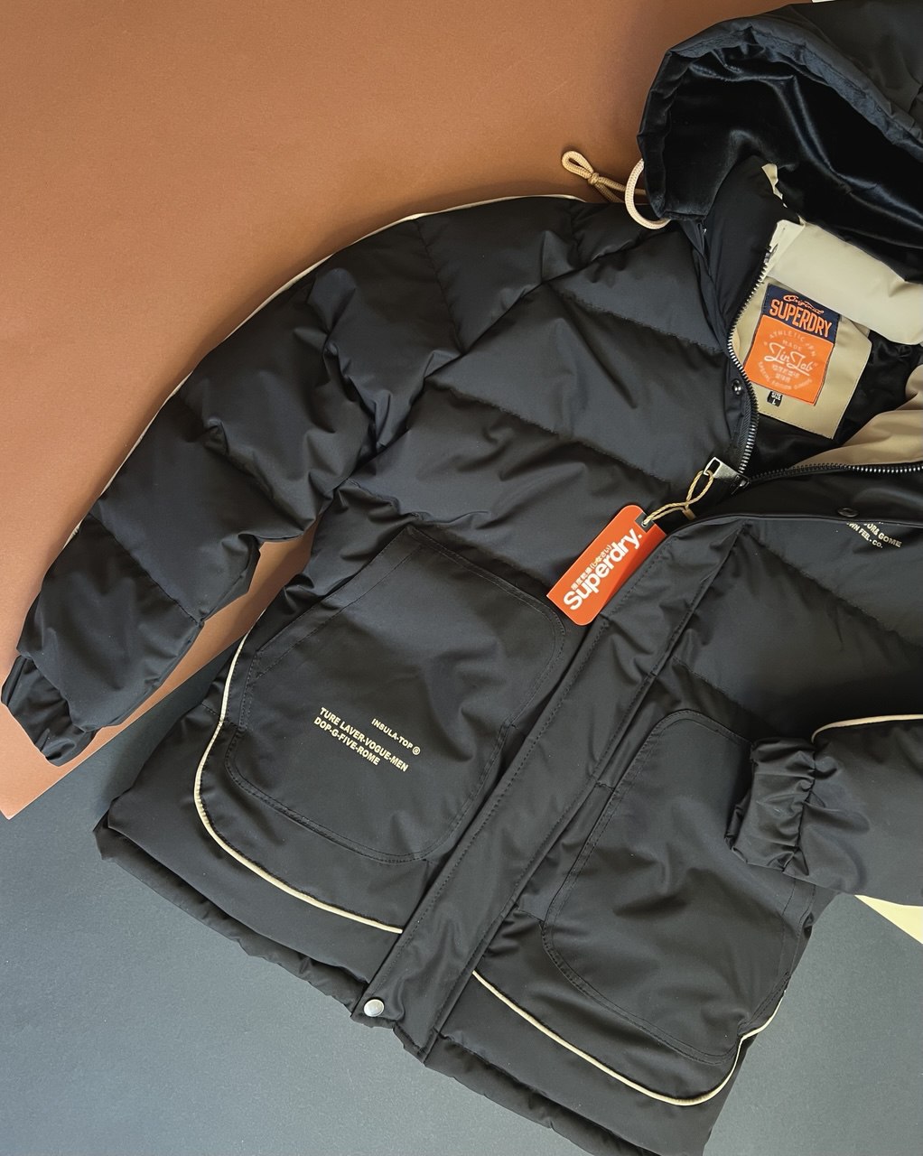 کاپشن مردانه بارانی پشم و شیشه