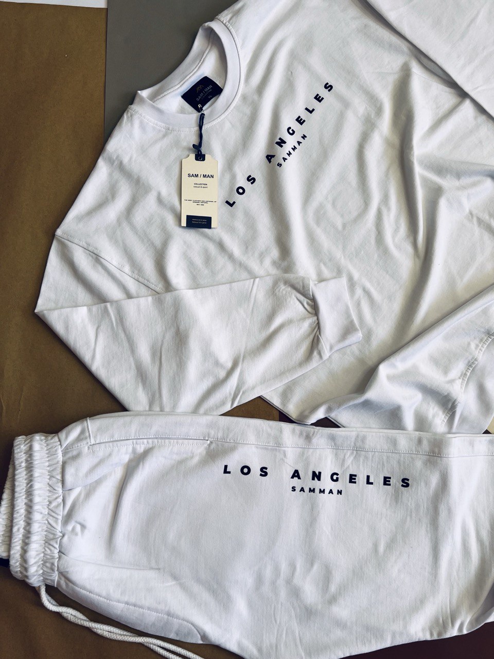 ست سویشرت و شلوار مردانه طرح Los Angeles