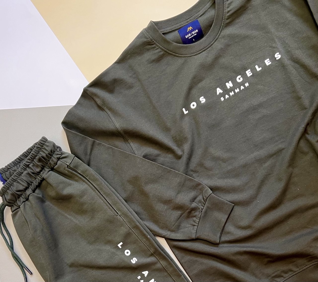 ست سویشرت و شلوار مردانه طرح Los Angeles