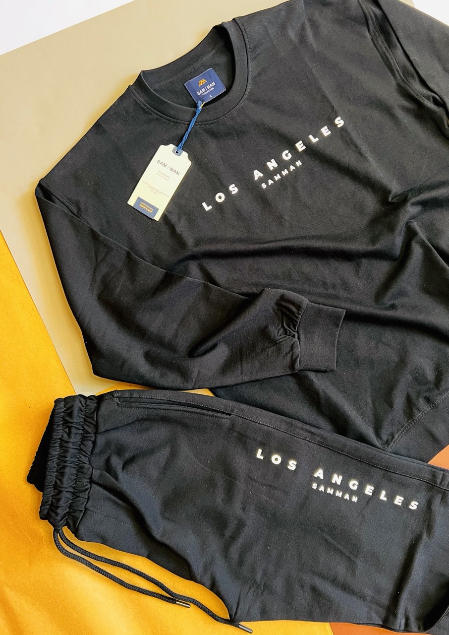 ست سویشرت و شلوار مردانه طرح Los Angeles