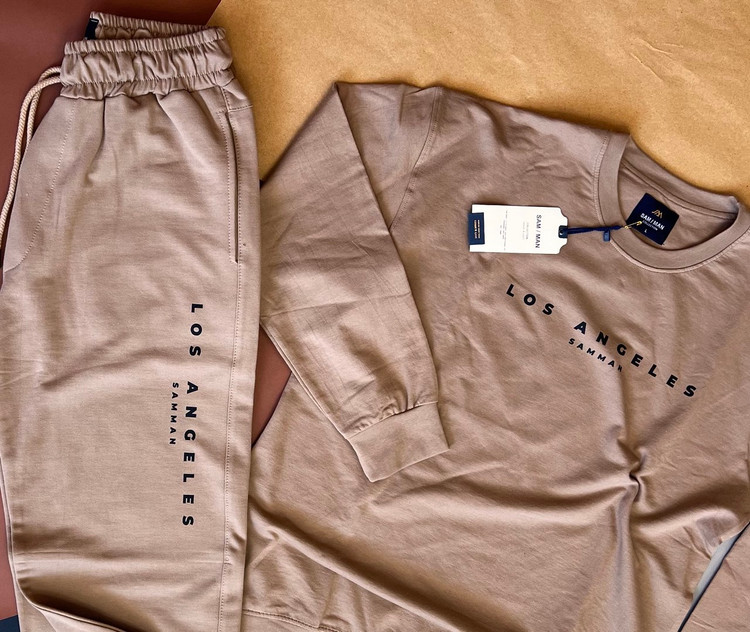 ست سویشرت و شلوار مردانه طرح Los Angeles
