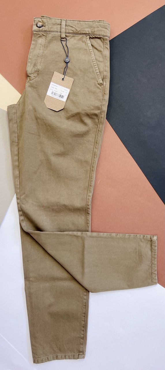 شلوار کتان مردانه جیب کراس مدل ریگولار فیت