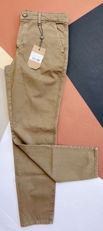 شلوار کتان مردانه جیب کراس مدل ریگولار فیت