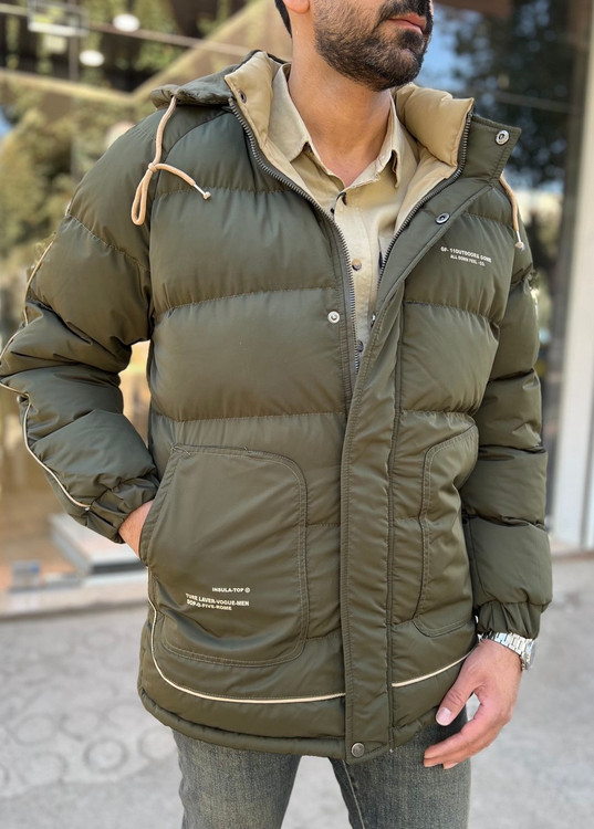 کاپشن مردانه بارانی پشم و شیشه