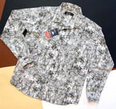 پیراهن طرحدار مردانه با پارچه کشی و طرح چاپی شیک