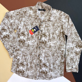 پیراهن طرحدار مردانه با پارچه کشی و طرح چاپی شیک