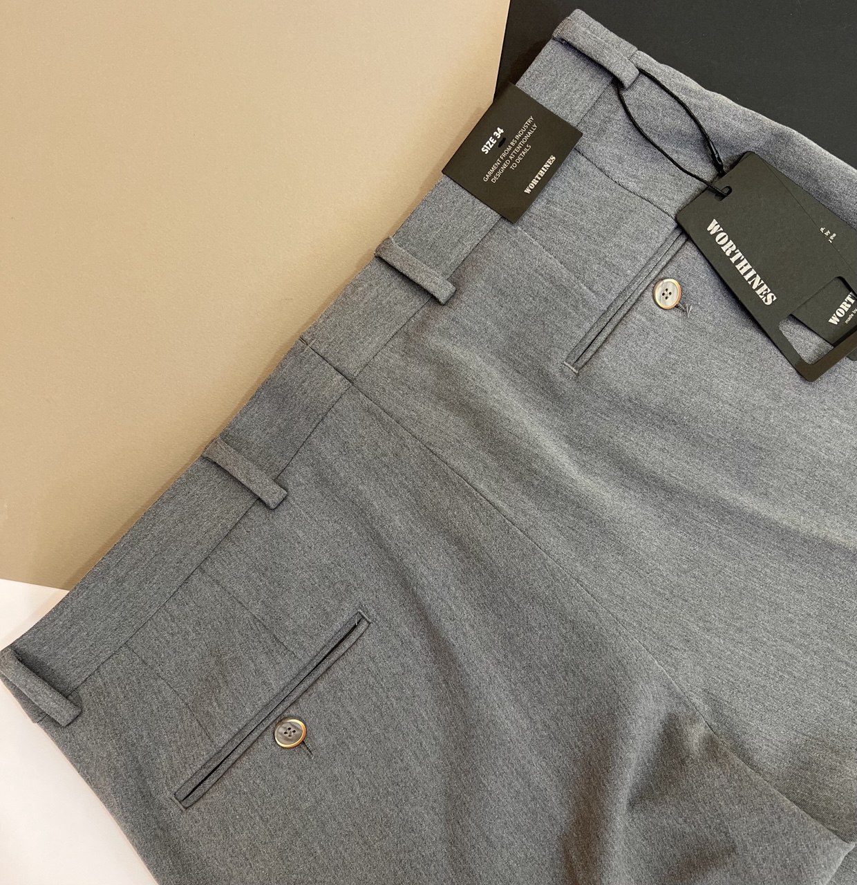 شلوار پارچه ای مردانه طوسی