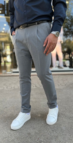 شلوار پارچه ای مردانه طوسی