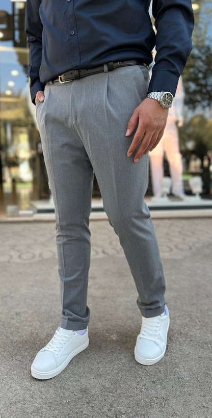 شلوار پارچه ای مردانه طوسی