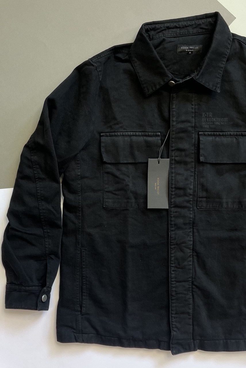 کت تک مردانه مدل باکس با جیب درب‌دار