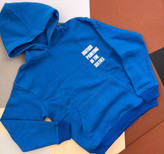 هودی مردانه دورس سهنخ داخل کرک رنگ آبی روشن با چاپ British Painting