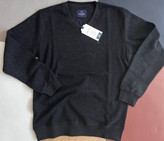 بلوز مردانه سلانیک یقههفت در رنگ سرمهای – مناسب فصل پاییز و زمستان ذغالی