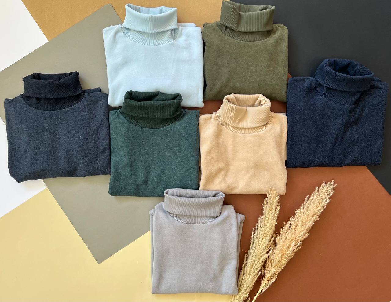 پلیور یقه‌اسکی مردانه سلانیک خارخورده در رنگ‌بندی زمستانی