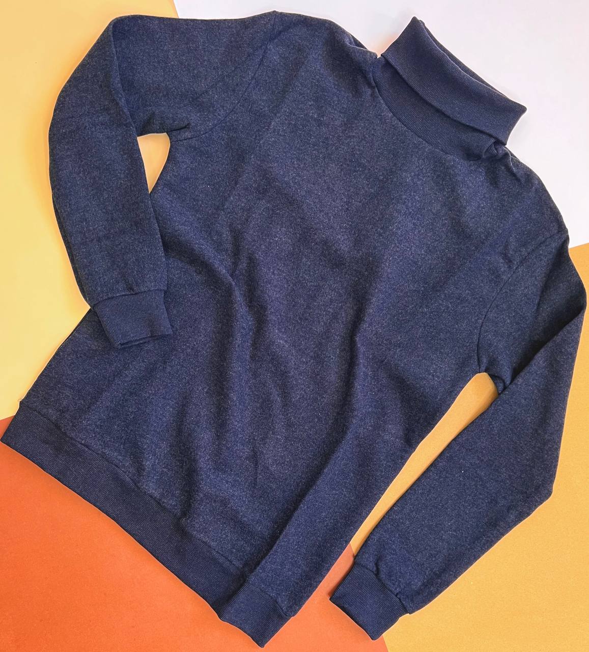 پلیور یقه‌اسکی مردانه سلانیک خارخورده سرمه ای