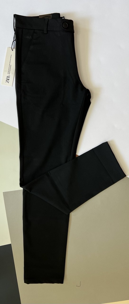 شلوار پارچه‌ای کشی مردانه مشکی