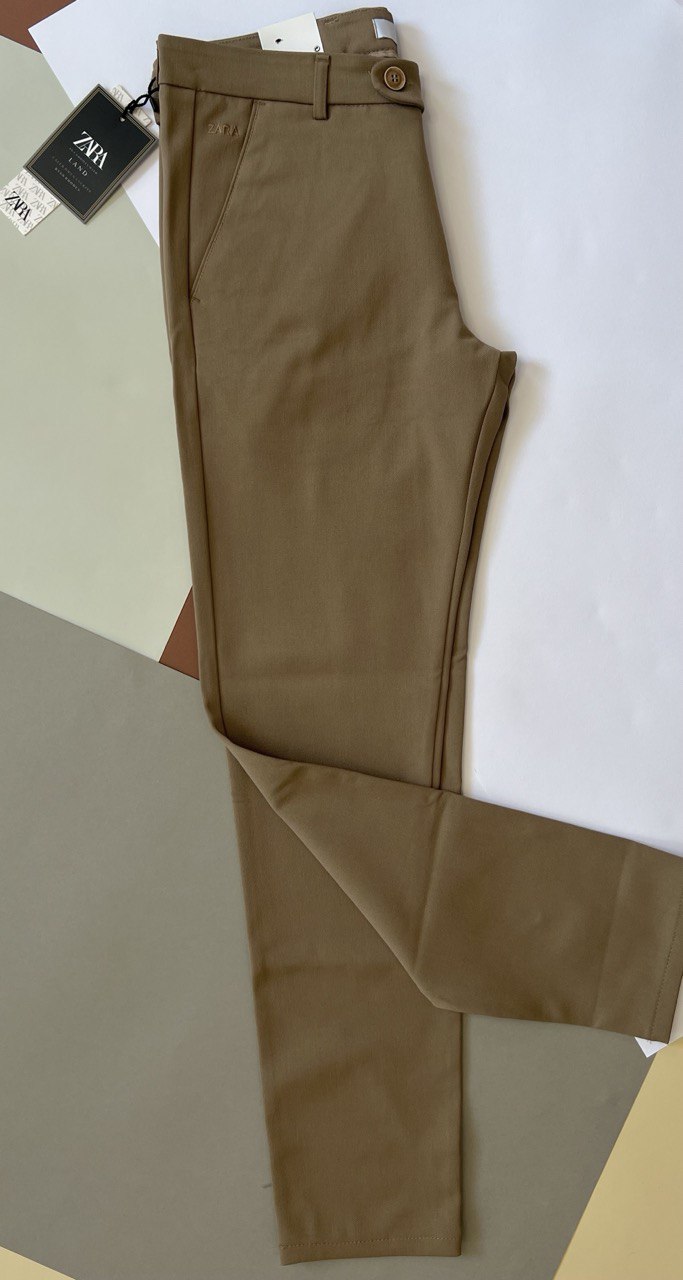 شلوار اسلیم‌فیت نسکافه‌ای