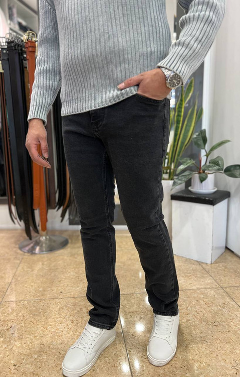 تصویر شلوار جین مردانه ریگولار زیپی رانگلر با پارچه دنیم استرچ کشسان