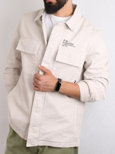 کت تک مردانه مدل باکس با جیب دربدار