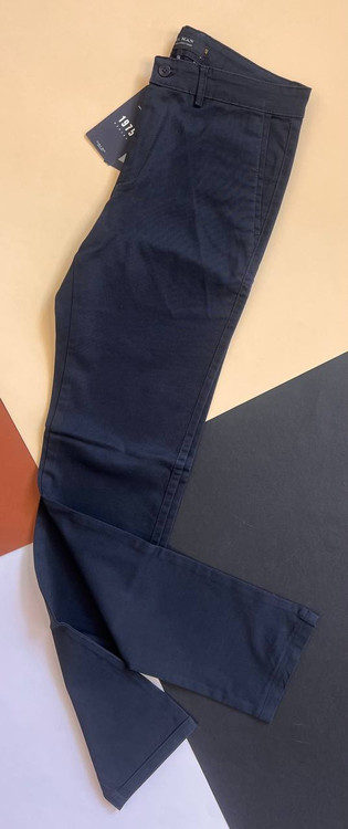 شلوار کتان مردانه سرمهای با برش راسته Mini