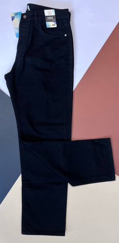 شلوار جین مردانه مشکی مدل نیمبگ