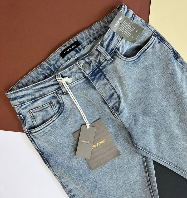 شلوار جین مردانه آبی روشن سنگشور