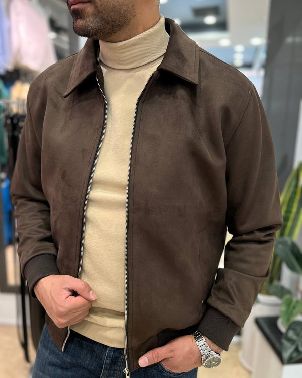 کاپشن سوییت مازراتی مردانه یقهدار مدل پاییزی