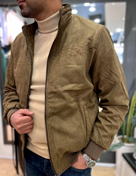 کاپشن مردانه سوئیت یقه ایستاده شیک