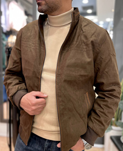 کاپشن مردانه سوئیت یقه ایستاده شیک