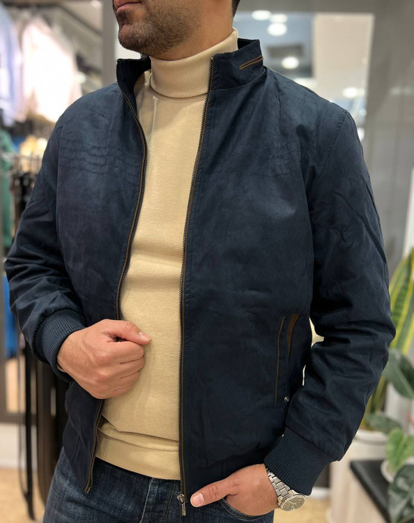 کاپشن مردانه سوئیت یقه ایستاده شیک