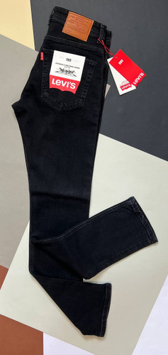 خرید شلوار جین مردانه ذغالی تیره مدل راسته mini با دوخت مقاوم و پارچه باکیفیت