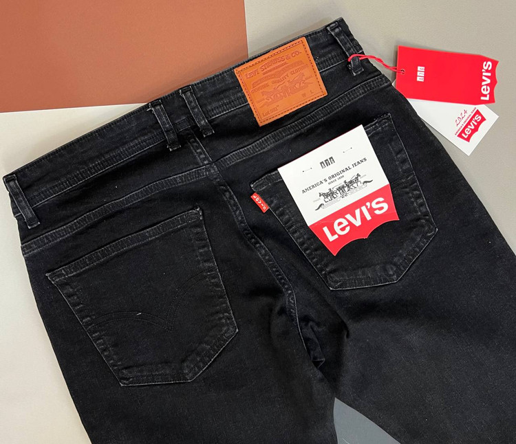 خرید شلوار جین مردانه ذغالی تیره مدل راسته mini با دوخت مقاوم و پارچه باکیفیت